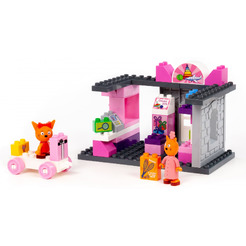 Конструктор Полесье Макси Три кота. Магазин игрушек 61397