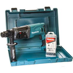 Перфоратор Makita HR2470X15 + набор буров