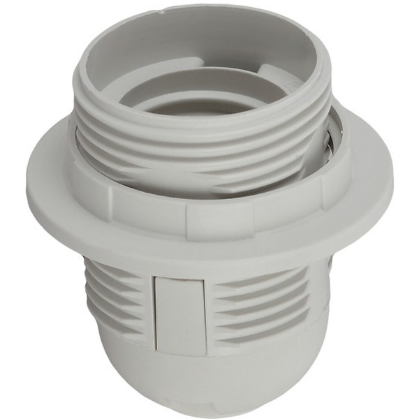 Патрон Е27 с кольцом Эра ACS PTR/KOL-E27-PLA-WH