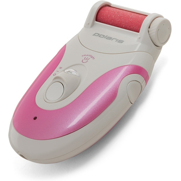 Педикюрный прибор для удаления мозолей POLARIS PSR0801 (бело-розовый)
