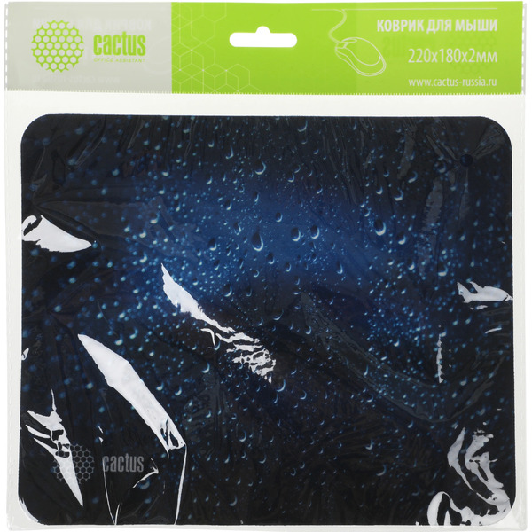 Коврик для мыши Cactus Water Drops CS-MPC-P05XS