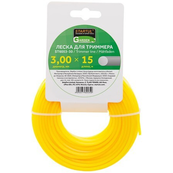 Леска для триммера Startul Garden ST6053-30