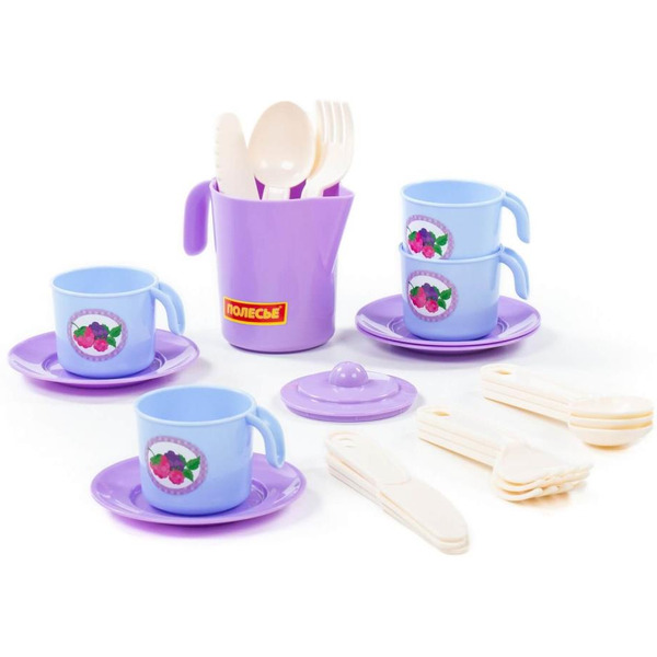 Набор игрушечной посуды Полесье Анюта 80066