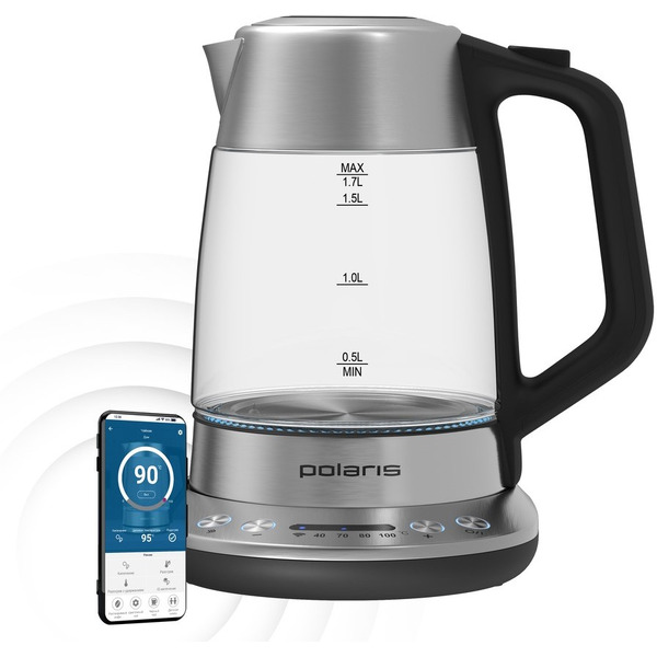 Электрочайник Polaris PWK 1775CGLD Wi-Fi IQ Home