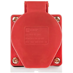 Розетка стационарная наружная EKF 114 3Р+РЕ 16А 380В IP44 PROxima