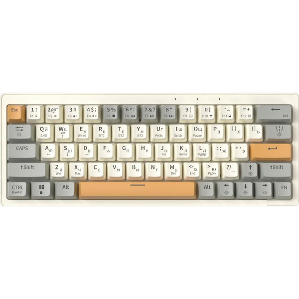 Клавиатура JEGG ZA63 Pro Beige Gray Yellow (TNT Yellow)