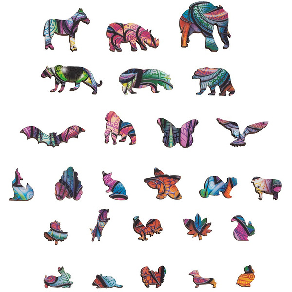 Сувенирный пазл MASTER WOOD Кот SWPC