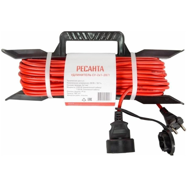 Удлинитель силовой на раме Ресанта СУ-2х1-20/1 (61/118/2)