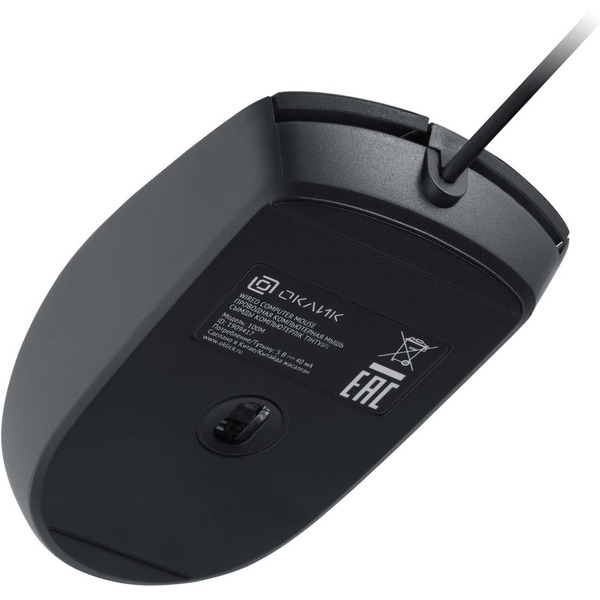 Мышь OKLICK 100M (черный)
