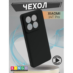 Бампер Bingo Liquid TPU для XIAOMI 14T Pro Черный