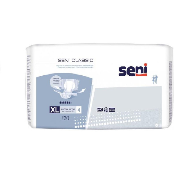 Подгузники для взрослых Seni Classic Extra Large 4 (30 шт)