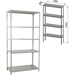 Стеллаж Brabix Ms Kd-195/40-5 291119