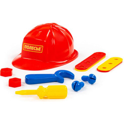 Игровой комплекс Полесье "Механик" (каска+ слесарный инструмент)