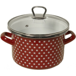 Кастрюля Сантэкс 1-2225111 (горох, бордовый)