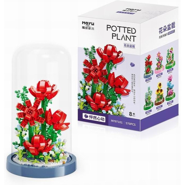 Игрушка конструктор MOYU Роза MY97101