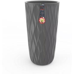 Горшок для цветов с дренажной вставкой Полимербыт Desert 21л 4386805