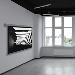 Проекционный экран CACTUS SIlverMotoExpert 175x280 CS-PSSME-280X175-DG