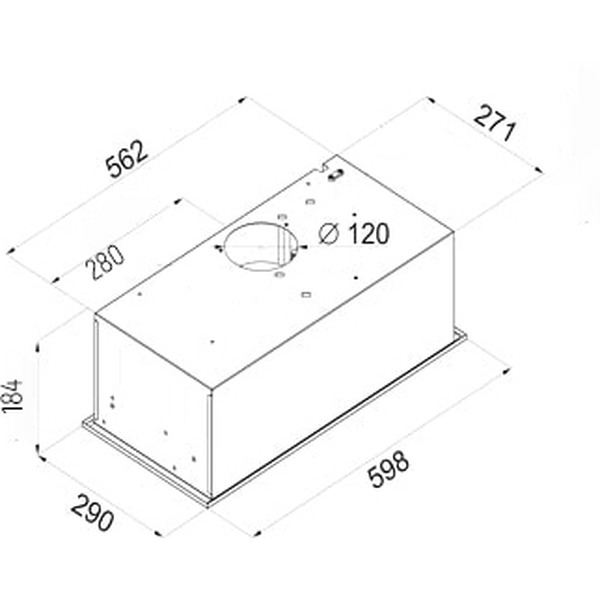 Вытяжка Ciarko Brutto 60 white