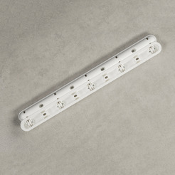 Сушилка для белья Sundays Home Потолочная 5 прутьев 140см (алюминий/белый)