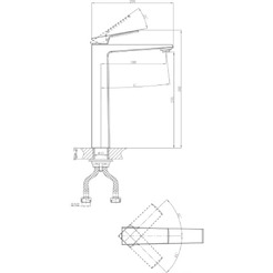 Смеситель для умывальника A-Five A5-1220