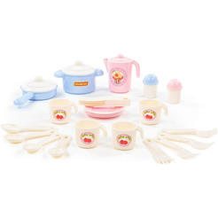 Набор игрушечной посуды Полесье Настенька 79947 (на 4 персоны)