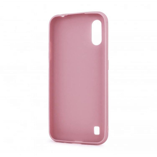 Накладка CASE Matte Samsung Galaxy M01 (темно-розовый)