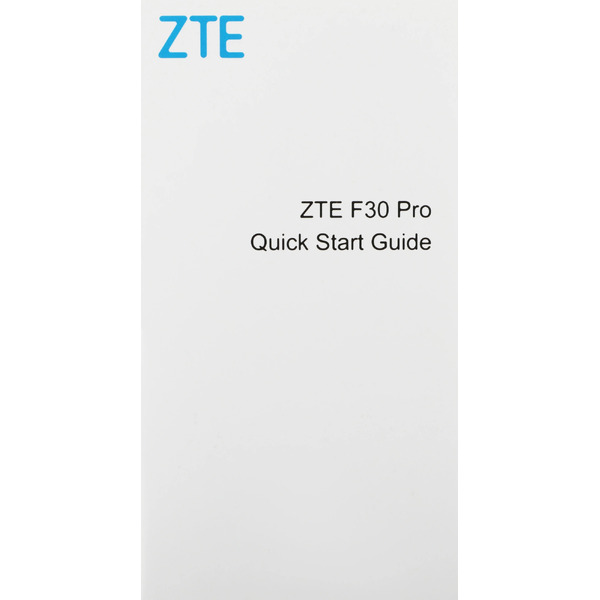 4G модем ZTE F30Pro (черный)