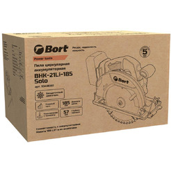 Циркулярная пила BORT BHK-21Li-185 Solo 93418361 (без АКБ и ЗУ)