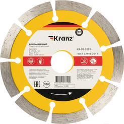 Отрезной диск алмазный Kranz KR-90-0101