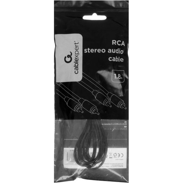 Кабель Cablexpert CCA-2R2R-1.8M-N