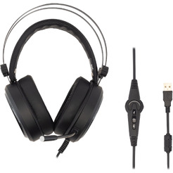 Наушники с микрофоном Oklick HS-L810G ANONYMOUS (черный)