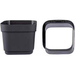 Горшок для цветов фактурный Полимербыт Hills 2,2л 4397405