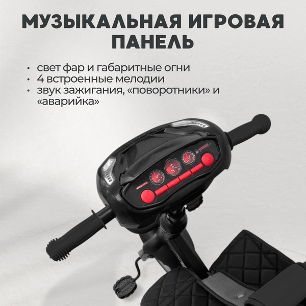 Беговел-велосипед Bubago Dragon BG 161-4 (черный)