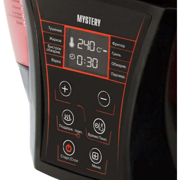 Мультиварка MYSTERY MCM-5015 red
