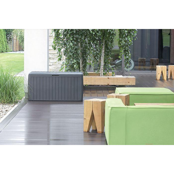 Сундук уличный Prosperplast MBBD290-S433 BOXE BOARD (антрацит)