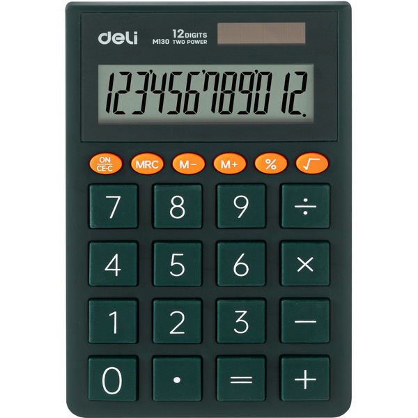 Калькулятор Deli EM130 (зеленый)