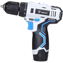 Дрель-шуруповерт Deko GCD12DU3 SNOW WHITE SET1 (063-4170) с 1-м АКБ