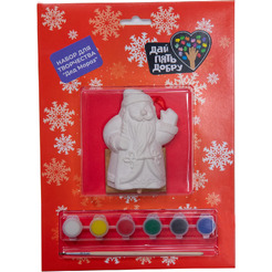 Фигурка для раскрашивания "Дай 5 Добру" (Дед Мороз)