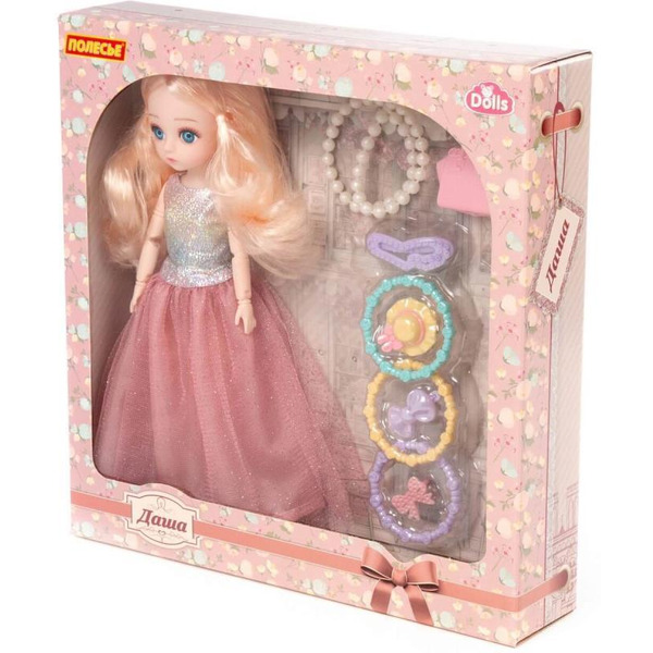 Кукла Полесье Даша в вечернем платье + аксессуары  03045 (в коробке №3)