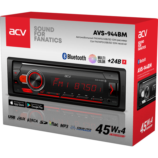USB-магнитола ACV AVS-944BM