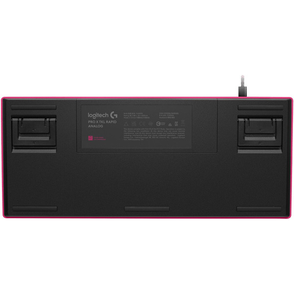 Клавиатура Logitech G Pro X TKL Rapid 920-013255 (розовый, с гравировкой)