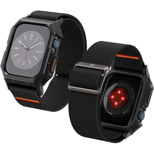 Ремешок с чехлом SPIGEN LITE FIT PRO для APPLE WATCHMATTE BLACK ACS07103