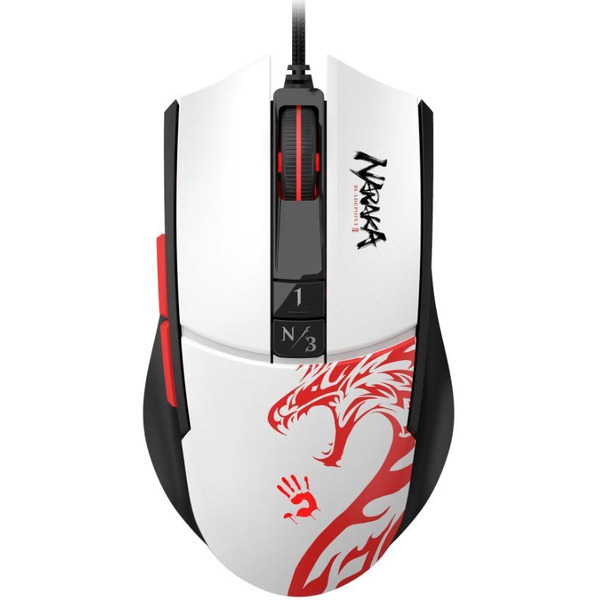 Мышь A4Tech Bloody L65 Max (белый/рисунок)