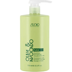 Маска Kapous Studio Professional питательная с маслами Авокадо и Оливы, 750 мл