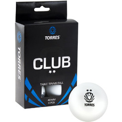 Мяч для настольного тенниса Torres Club 2 TT0014 (6 шт)
