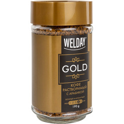 Кофе растворимый WELDAY GOLD MARK 190 г 622674