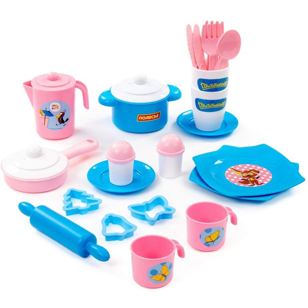 Набор игрушечной посуды Полесье Простоквашино 85443