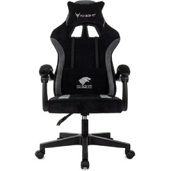 Кресло игровое Knight Wolf черный/серый