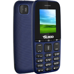 Кнопочный телефон Olmio A15 (синий)