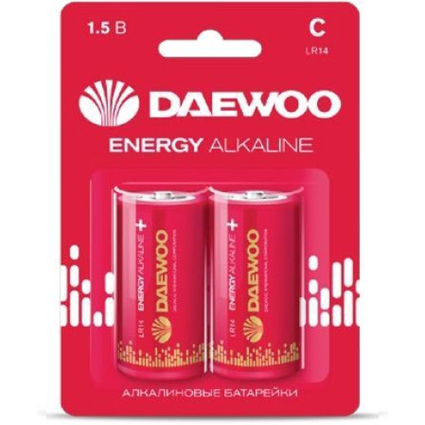 Батарейка Daewoo Energy Alkaline C 2 шт. 5029996